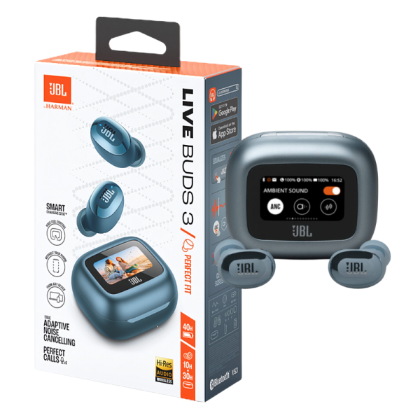 هدفون بی سیم jbl live buds 3 آبی